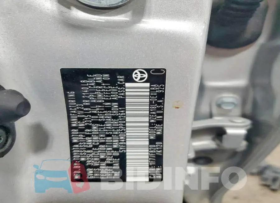 5YFB4MDE5PP012641 Photo# 13