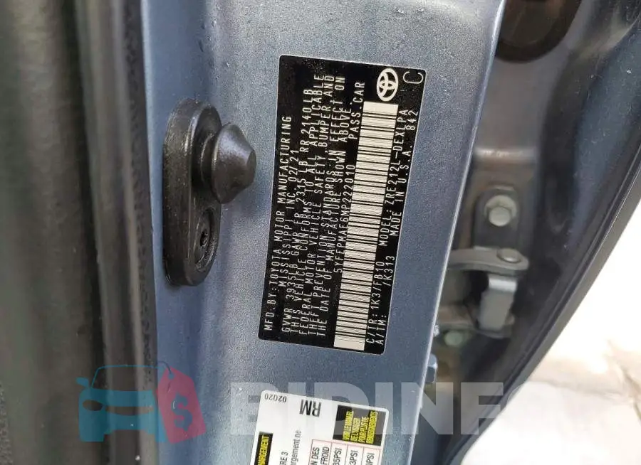 5YFEPMAE6MP222010 Photo# 13