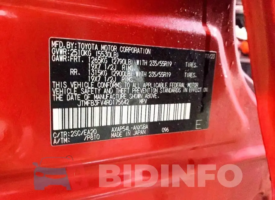 JTMFB3FV4RD175642 Photo# 14