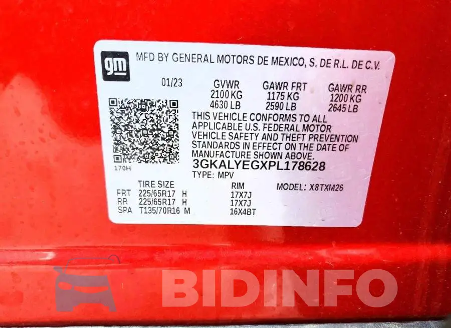 3GKALYEGXPL178628 Photo# 13
