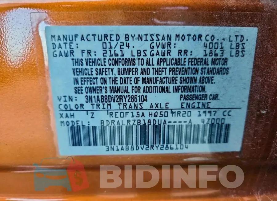3N1AB8DV2RY286104 Photo# 12