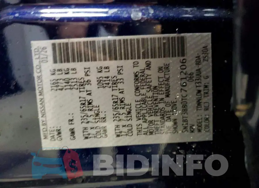 5N1BT3BB0TC761206 Photo# 13