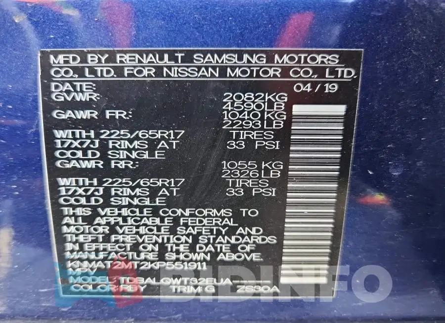 KNMAT2MT2KP551911 Photo# 13