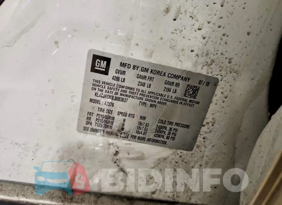 KL4CJASB3LB003637 Photo# 12