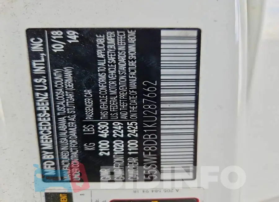 55SWF8DB1KU287662 Photo# 12