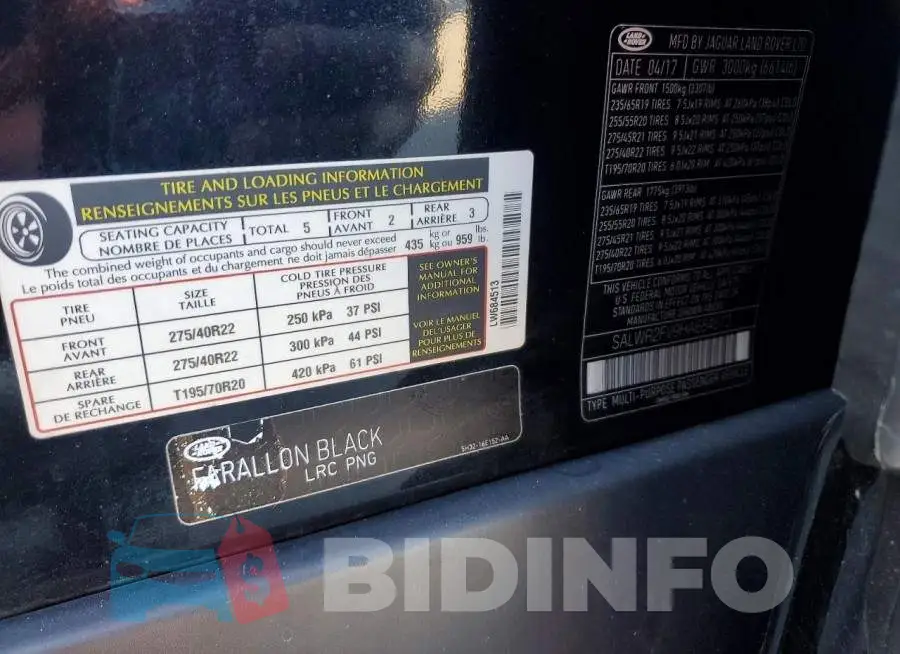 SALWR2FV9HA684513 Photo# 14