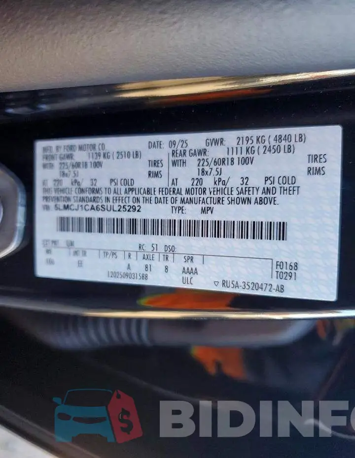 5LMCJ1CA6SUL25292 Photo# 12
