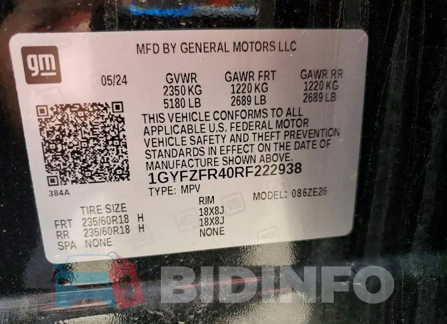 1GYFZFR40RF222938 Photo# 12
