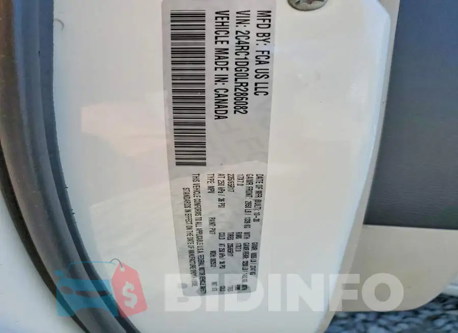 2C4RC1DG0LR286082 Photo# 13