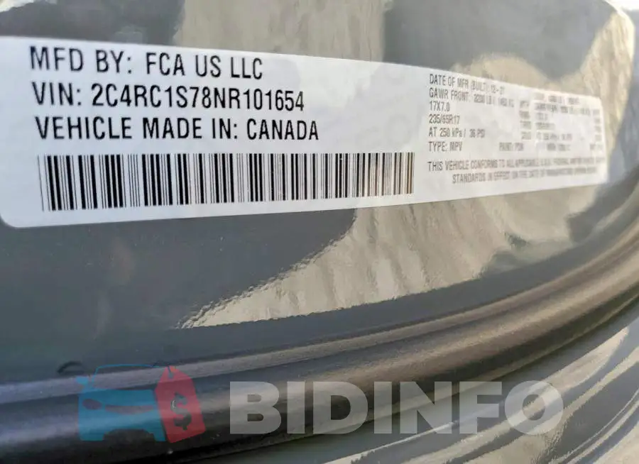 2C4RC1S78NR101654 Photo# 13