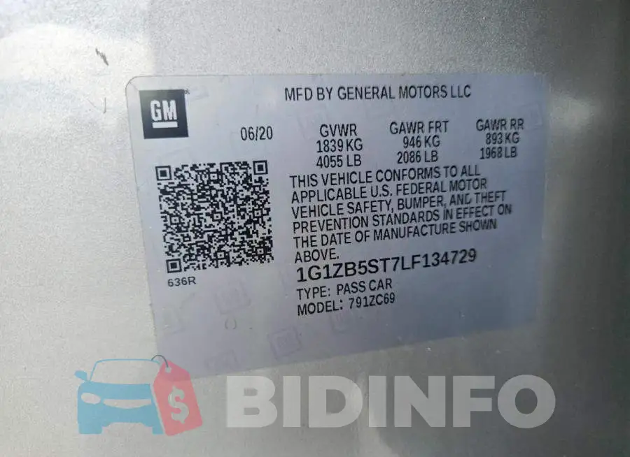 1G1ZB5ST7LF134729 Photo# 12