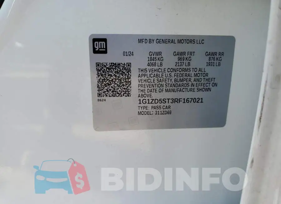 1G1ZD5ST3RF167021 Photo# 13
