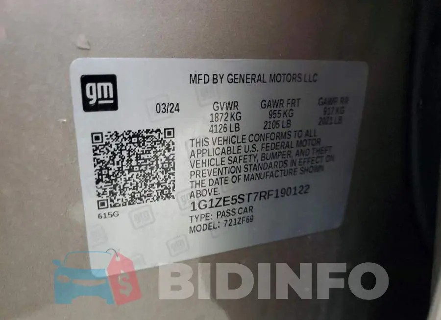1G1ZE5ST7RF190122 Photo# 12