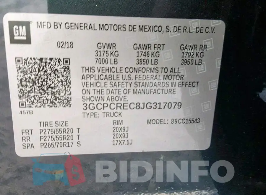 3GCPCREC8JG317079 Photo# 10