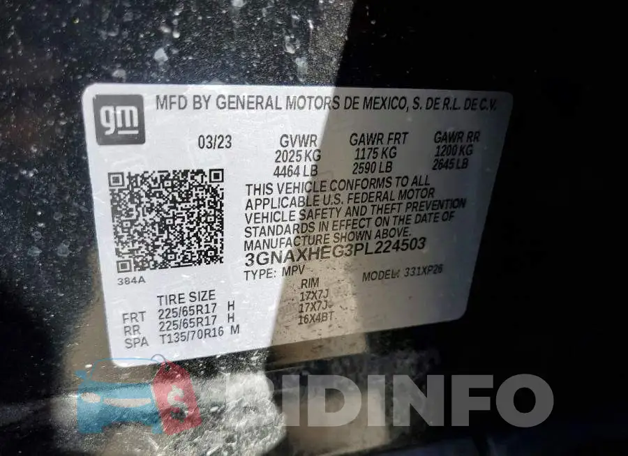 3GNAXHEG3PL224503 Photo# 14