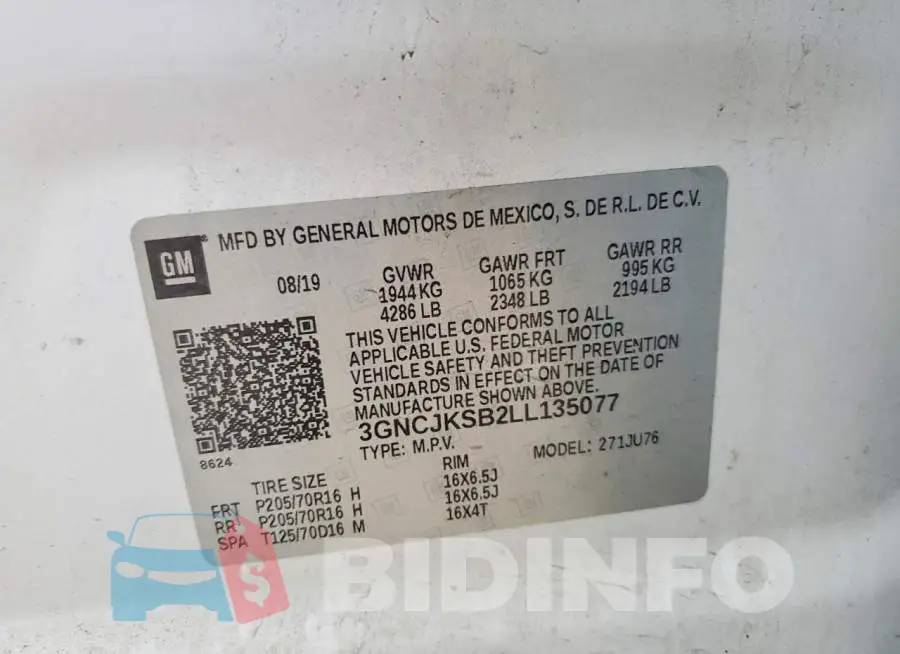 3GNCJKSB2LL135077 Photo# 13