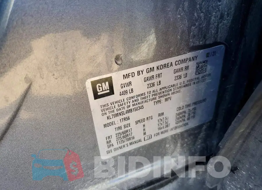 KL79MNSL4MB150345 Photo# 12