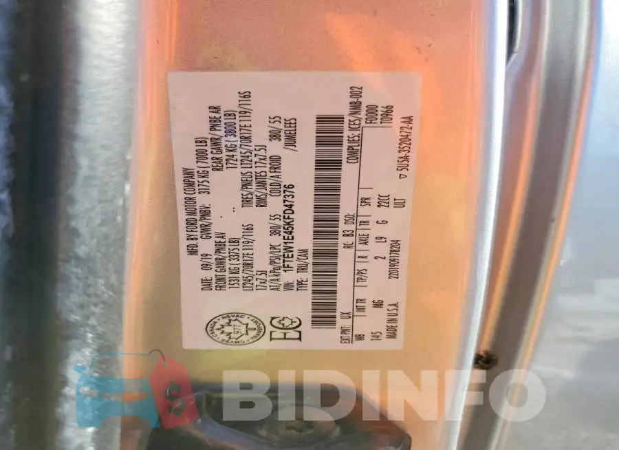 1FTEW1E45KFD47376 Photo# 12