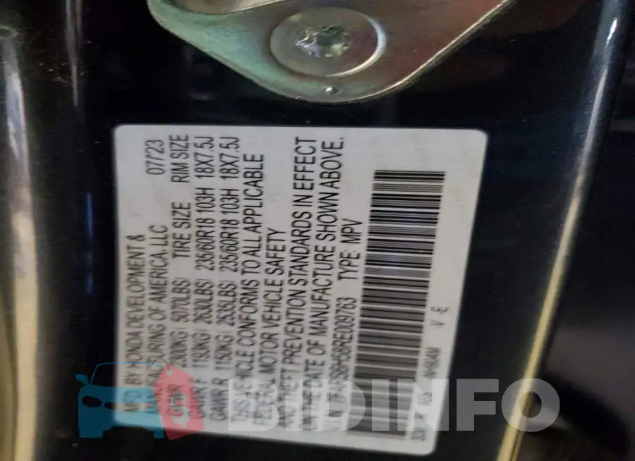 7FARS6H58RE009763 Photo# 13