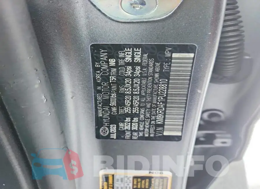 KM8KRDAF1PU228810 Photo# 12