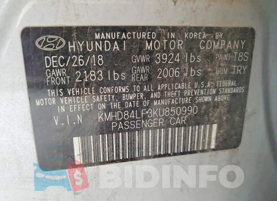 KMHD84LF3KU850990 Photo# 12