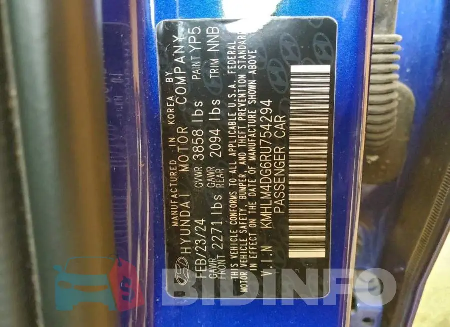 KMHLM4DG6RU754294 Photo# 13