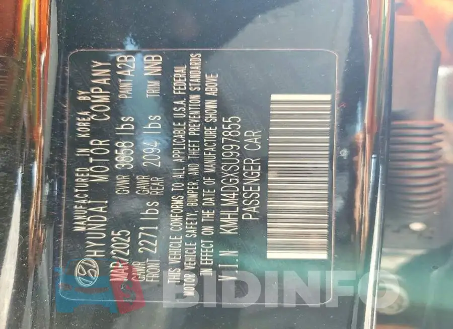 KMHLM4DGXSU997855 Photo# 12