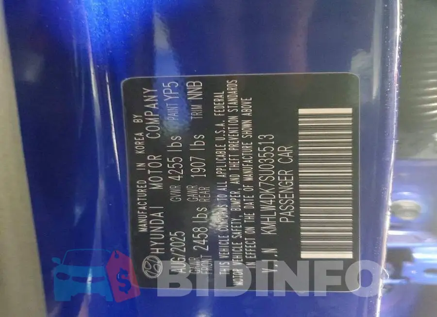 KMHLW4DK7SU035513 Photo# 13