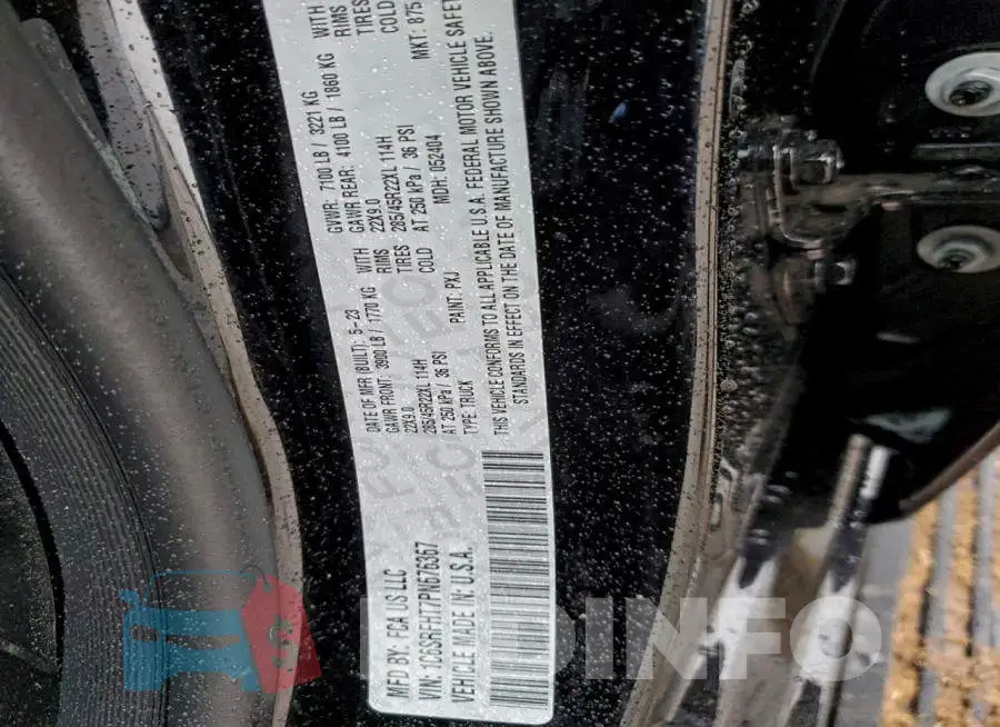 1C6SRFHT7PN676367 Photo# 12
