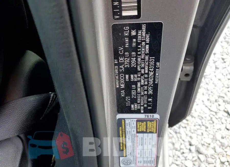 3KPF24AD2NE431631 Photo# 13