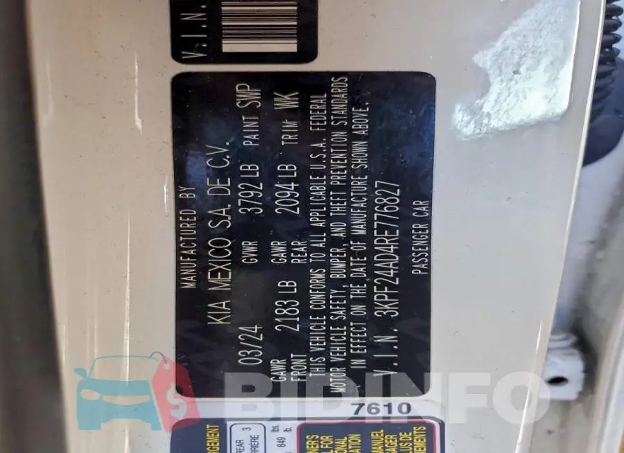 3KPF24AD4RE776827 Photo# 12
