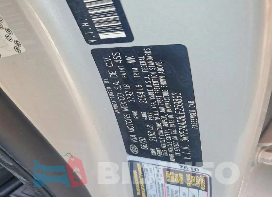 3KPF24AD8LE259893 Photo# 12