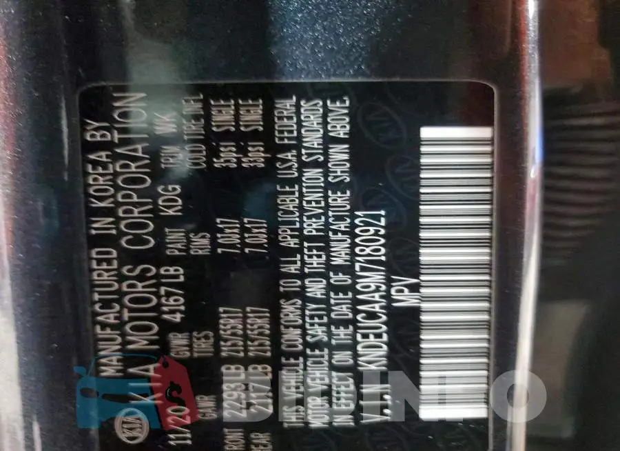 KNDEUCAA9M7180921 Photo# 14