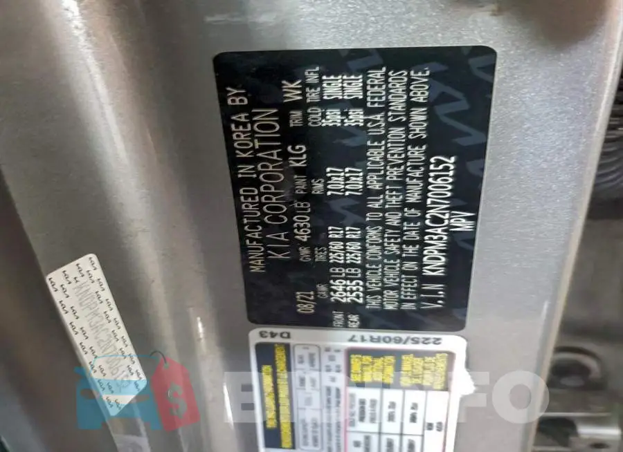 KNDPM3AC2N7006152 Photo# 13