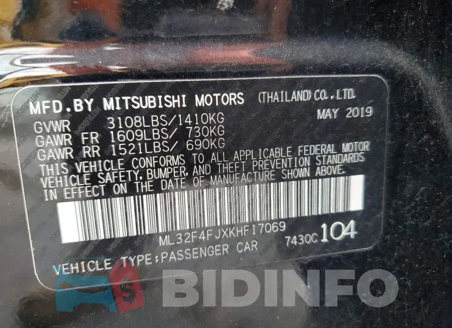 ML32F4FJXKHF17069 Photo# 12
