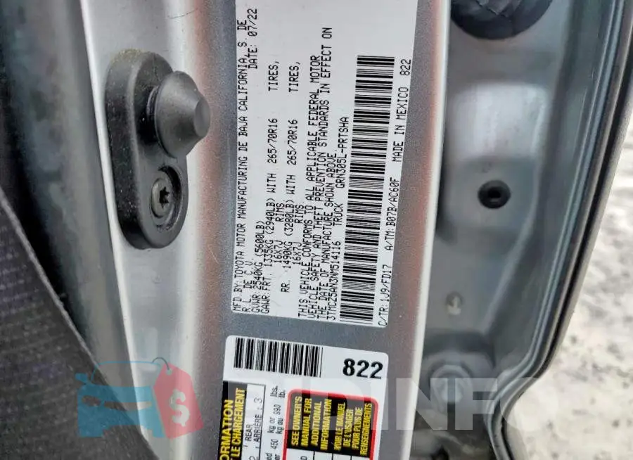 3TMCZ5AN3NM514116 Photo# 12
