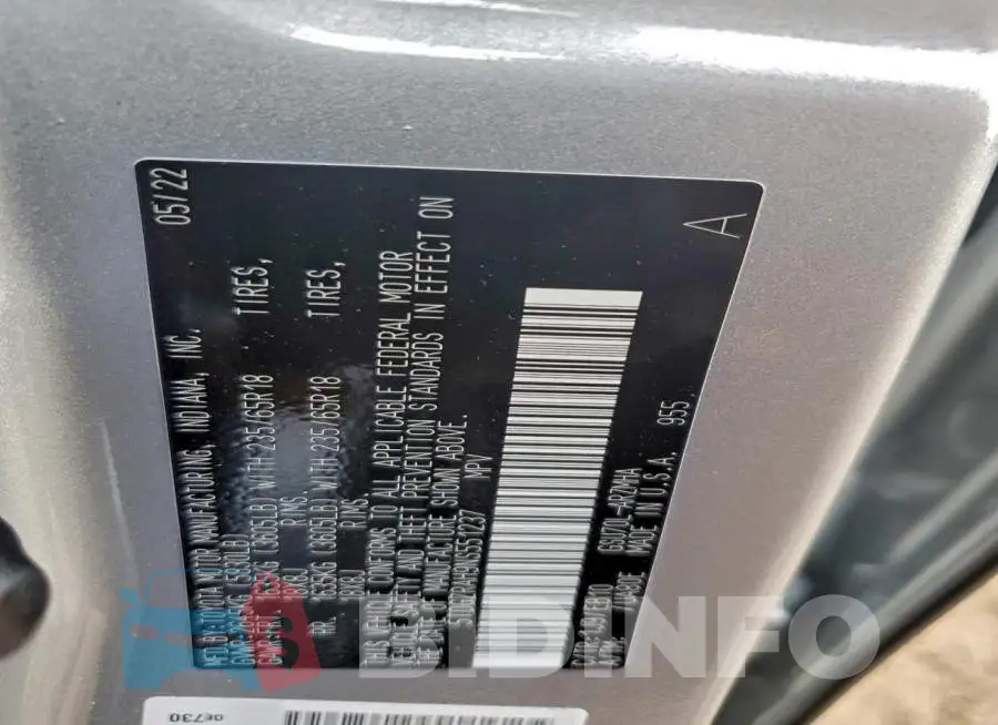 5TDGZRAH9NS551237 Photo# 13