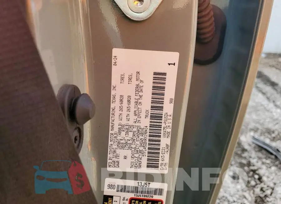 5TFLA5DBXRX190414 Photo# 12