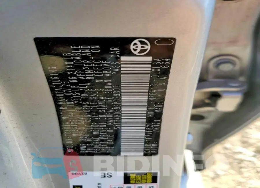 5YFB4MDE9SP339309 Photo# 12