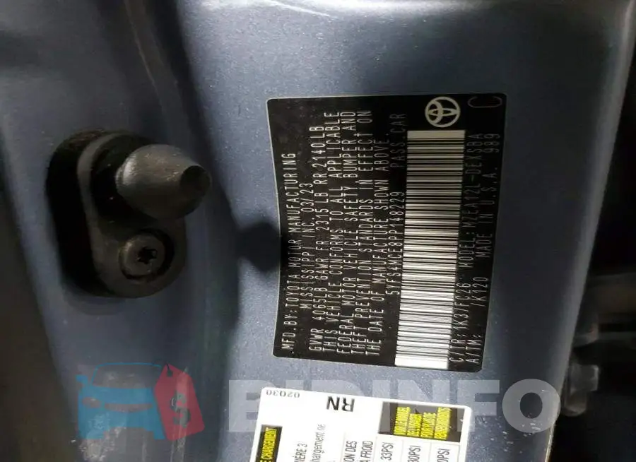 5YFS4MCE8PP148229 Photo# 12
