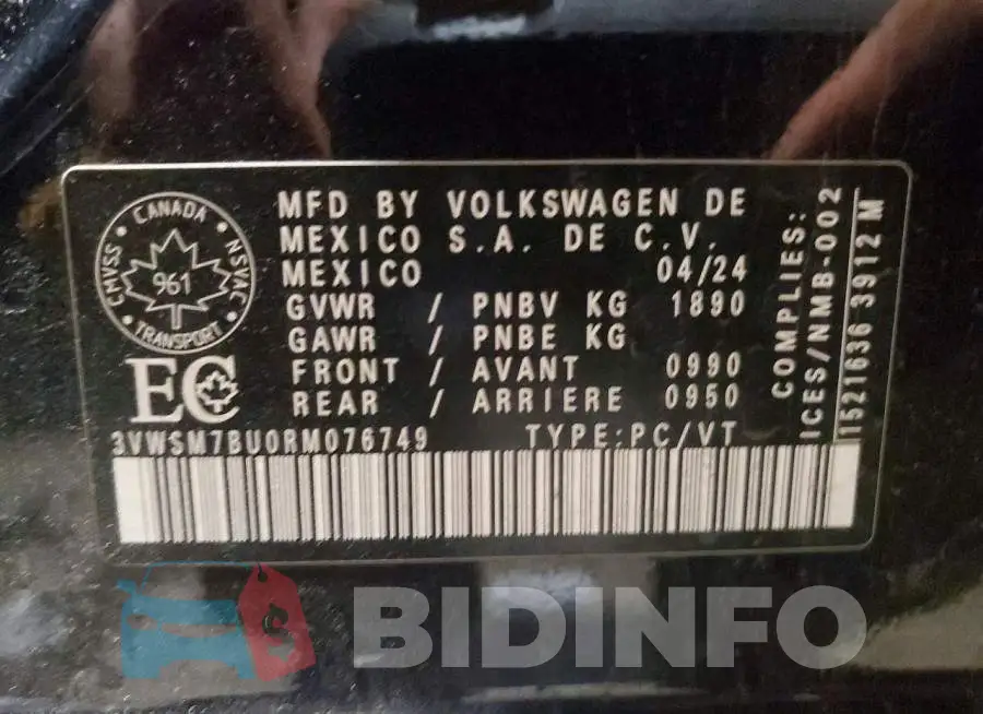 3VWSM7BU0RM076749 Photo# 12
