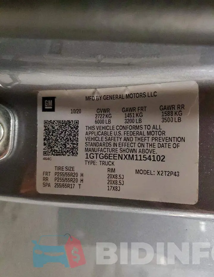 1GTG6EENXM1154102 Photo# 12