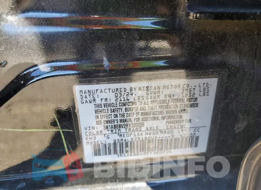 3N1AB8BV2RY320206 Photo# 12