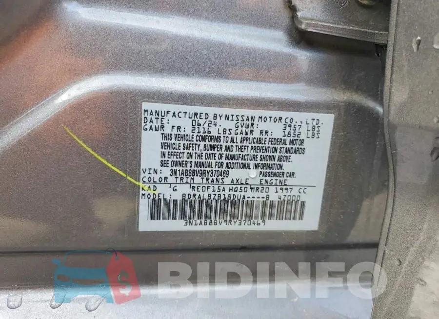 3N1AB8BV9RY370469 Photo# 12