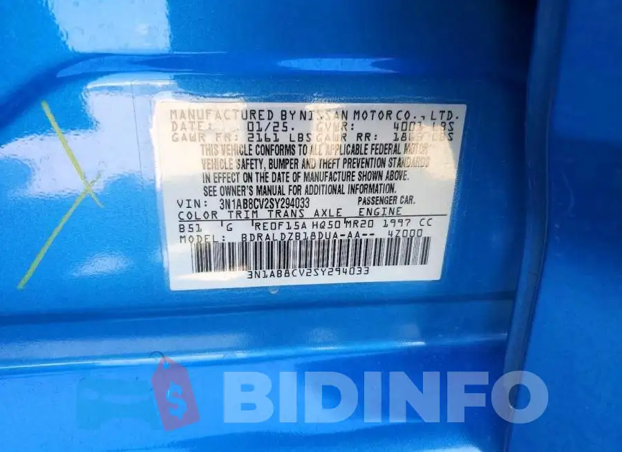 3N1AB8CV2SY294033 Photo# 12