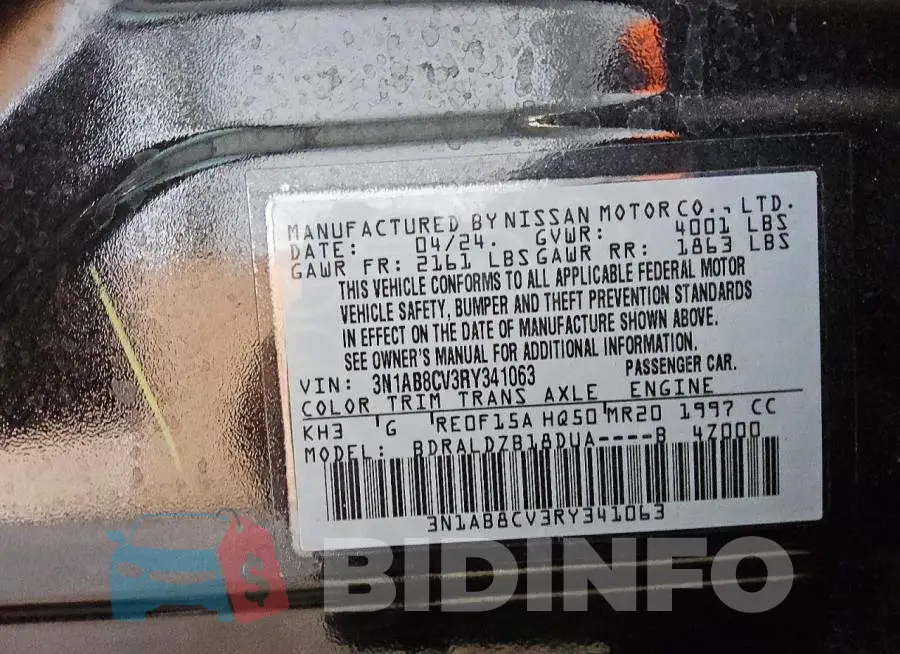 3N1AB8CV3RY341063 Photo# 12