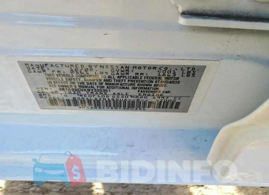 3N1AB8CVXNY320351 Photo# 12
