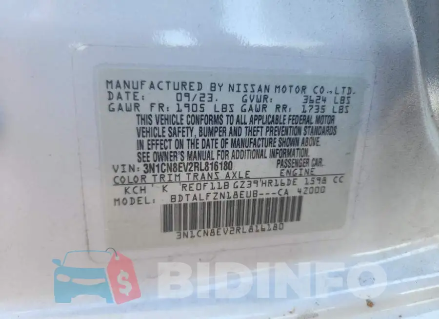 3N1CN8EV2RL816180 Photo# 12