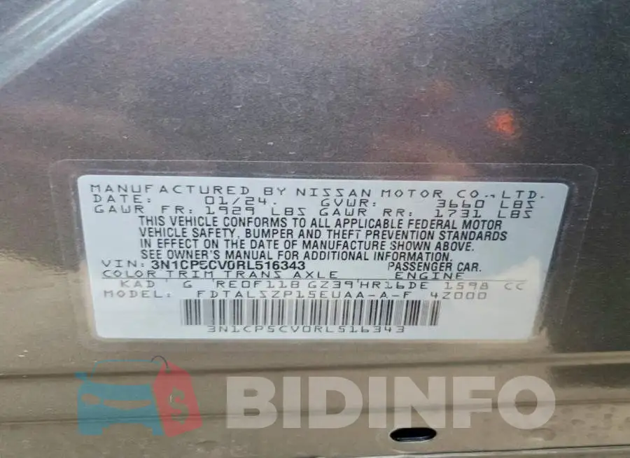 3N1CP5CV0RL516343 Photo# 14