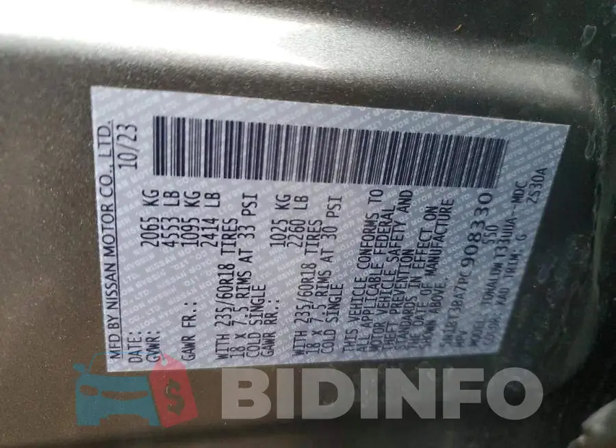 5N1BT3BA7PC908330 Photo# 13